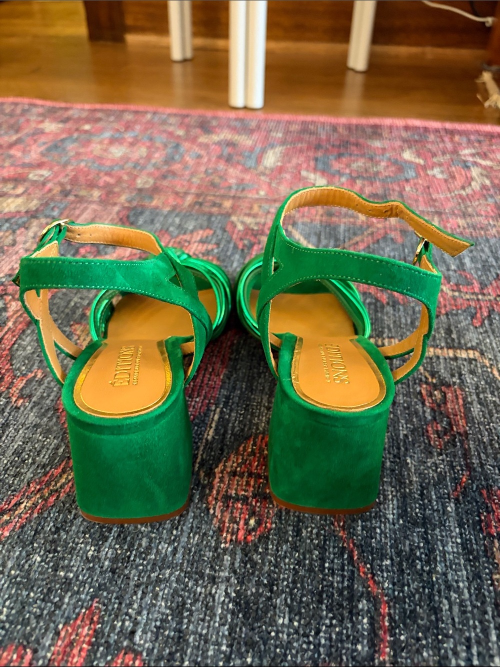 Sezane Joanna Sandals - Green - US 6,5 - Picture 7 of 7